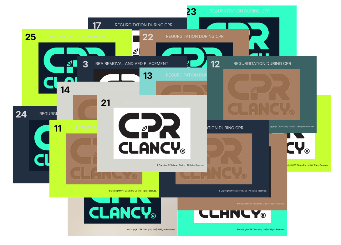 CPR Clancy™ Scenario Cards for training